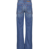 Jeans cargo retrò in denim di cotone 6D0246 3SPH584141 STELLA McCARTNEY 