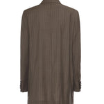 Blazer in tela di lana gessata 2611041061600 001 MAX MARA 