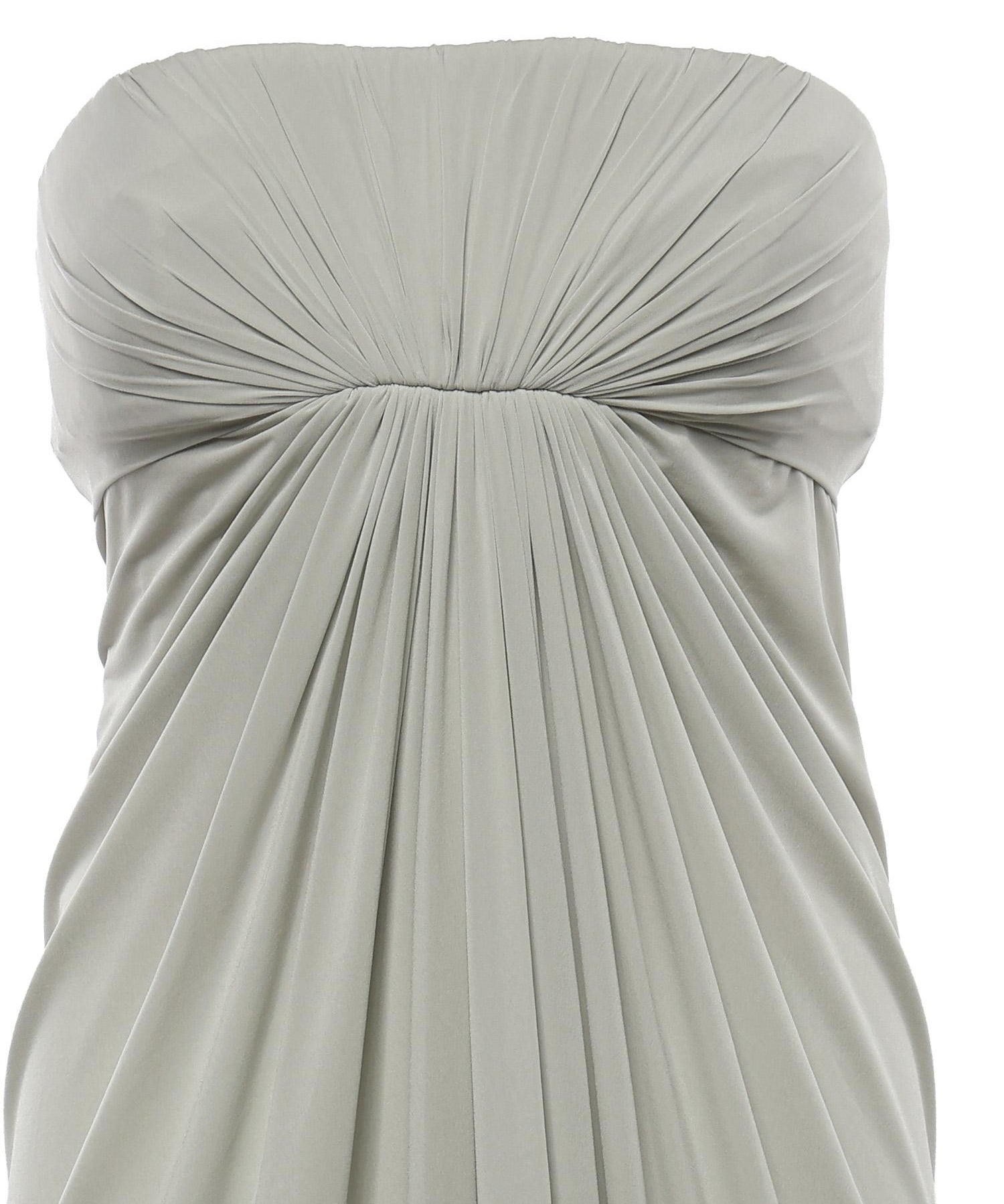 Abito lungo drappeggiato in chiffon A0469123 483 ALBERTA FERRETTI 
