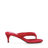 Mule infradito con tacco in velluto AA3S2003A014 426 ALAIA 