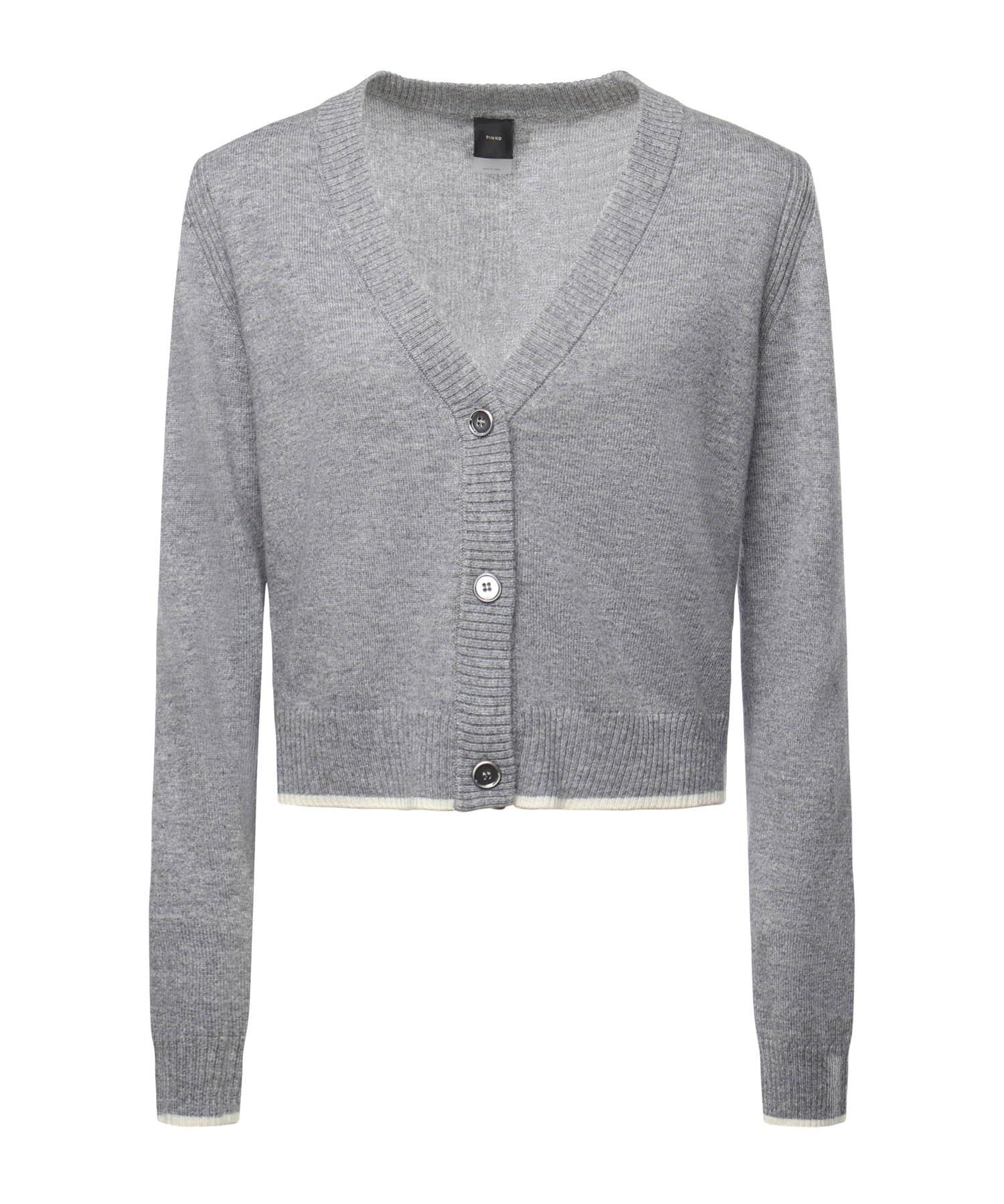 Cardigan con scollo a V 105447 A2Q9II2 PINKO 
