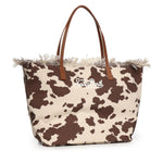 Borsa City in canvas con stampa CBF0001 01750L MC2 SAINT BARTH 