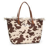 Borsa City in canvas con stampa CBF0001 01750L MC2 SAINT BARTH 