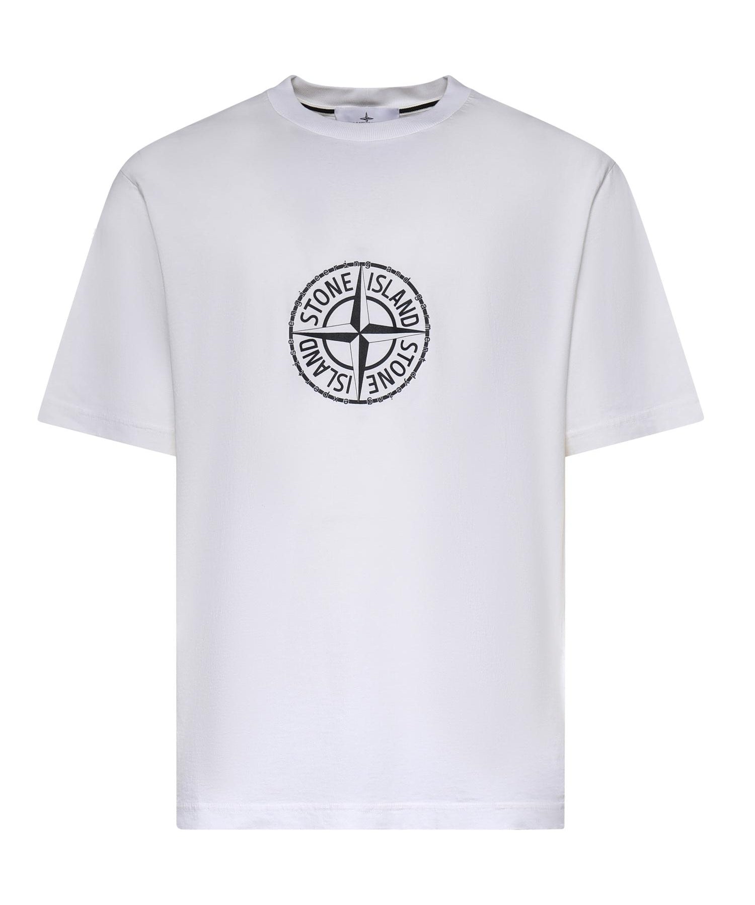 T-shirt con stampa 'All Around Compass' L1S152100001 S0362V0001 STONE ISLAND 