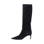 Stivali in suede CU1139 A680780999 DOLCE & GABBANA 
