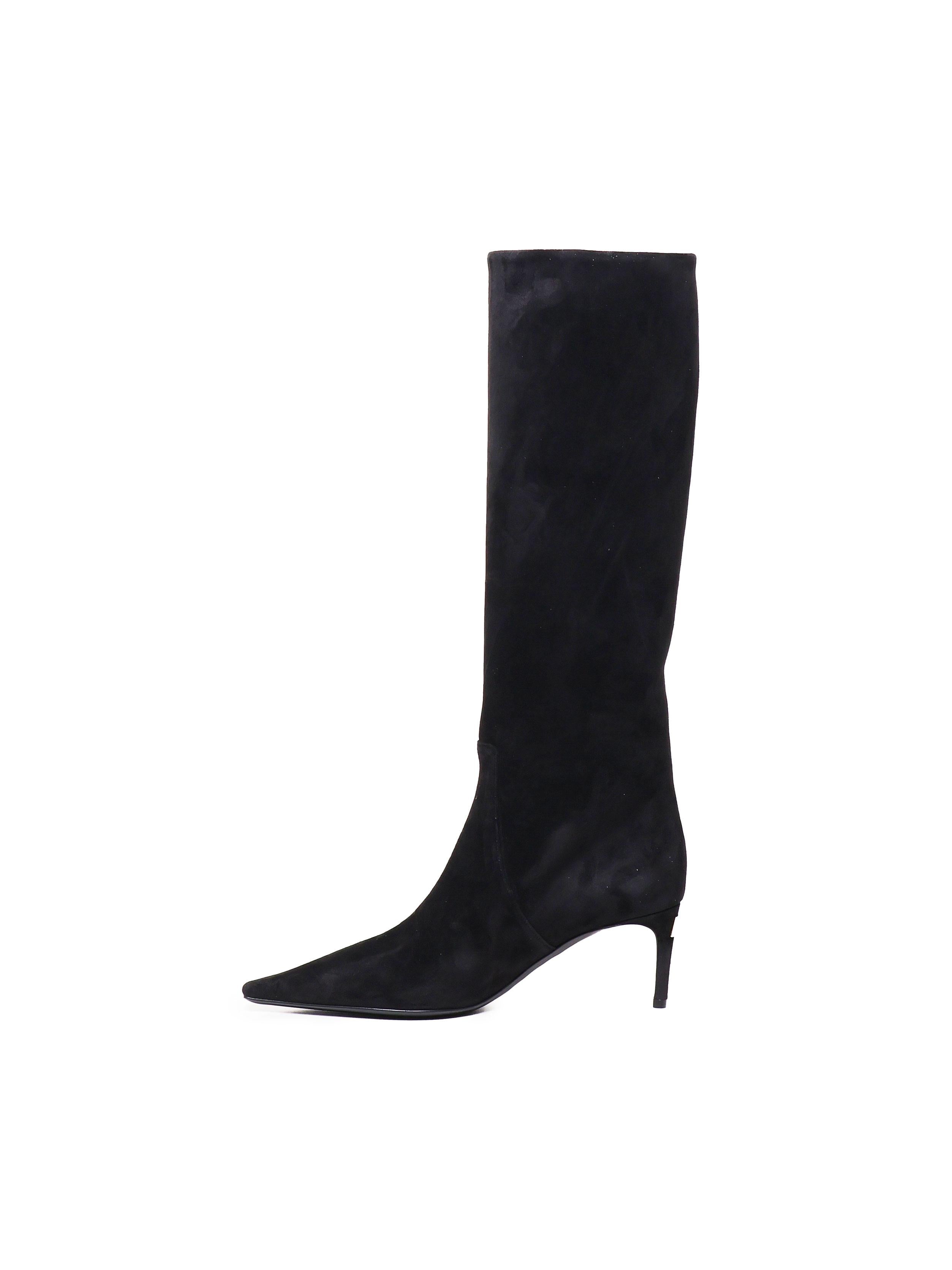 Stivali in suede CU1139 A680780999 DOLCE & GABBANA 