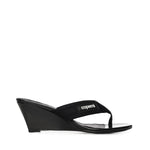 Sandali infradito con zeppa e logo COPSH97F3070 BLK COPERNI 