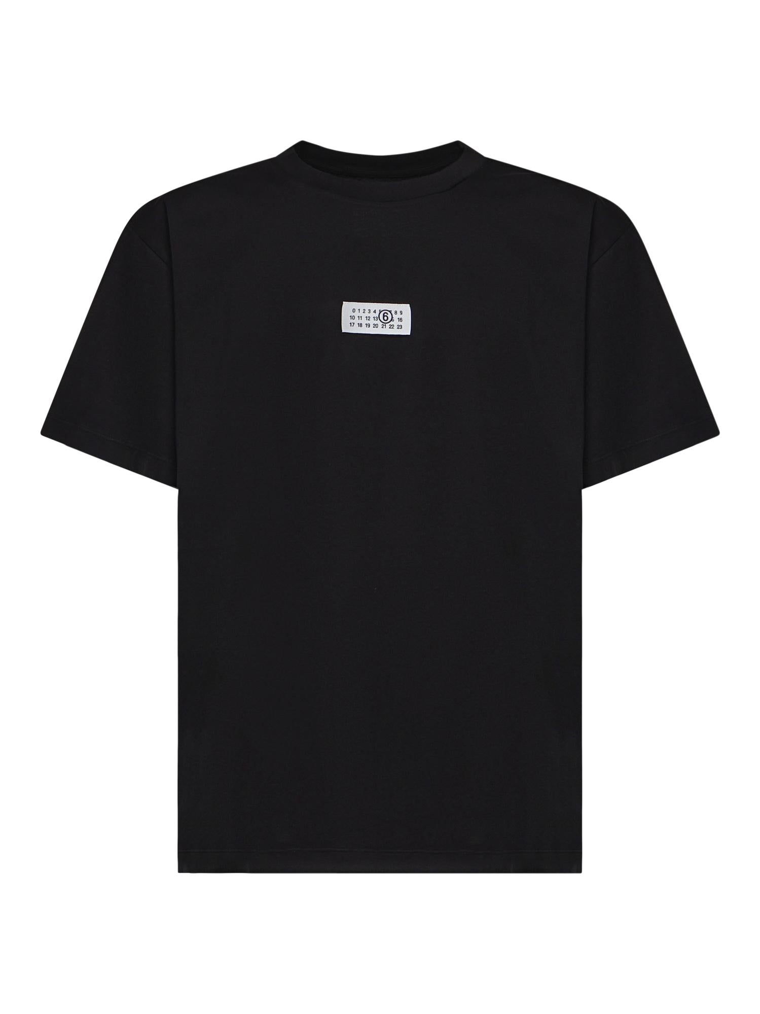 T-shirt Numeric in jersey con logo SH0GC0071 M20258900 MM6 Maison Margiela 