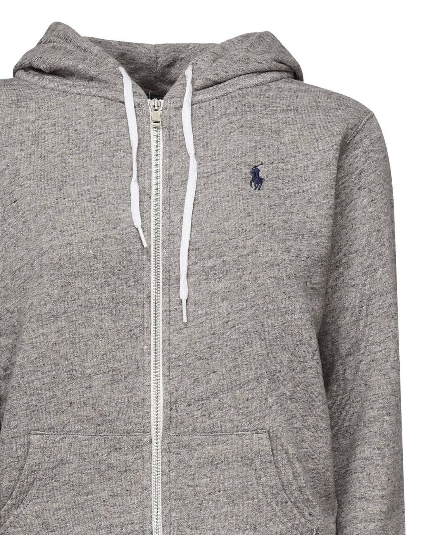 Felpa con zip e logo<BR/> 211935584 005 POLO RALPH LAUREN 