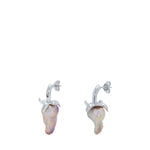 Orecchini fragola in argento sterling e perla JJ39239X01 4818 LOEWE 