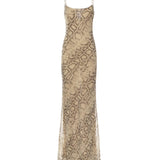 Abito lungo Ninfea T190131A TNP264NATURAL PYTHON THE ANDAMANE 