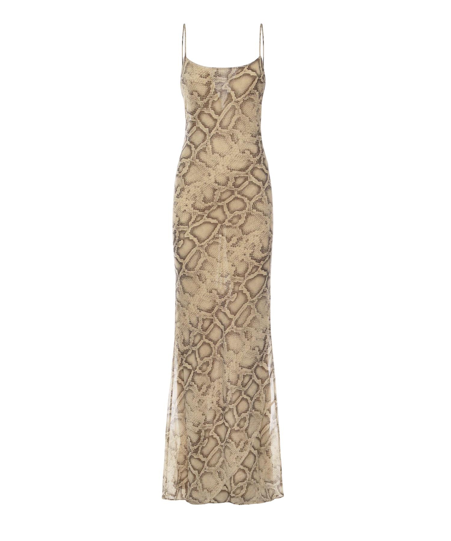 Abito lungo Ninfea T190131A TNP264NATURAL PYTHON THE ANDAMANE 