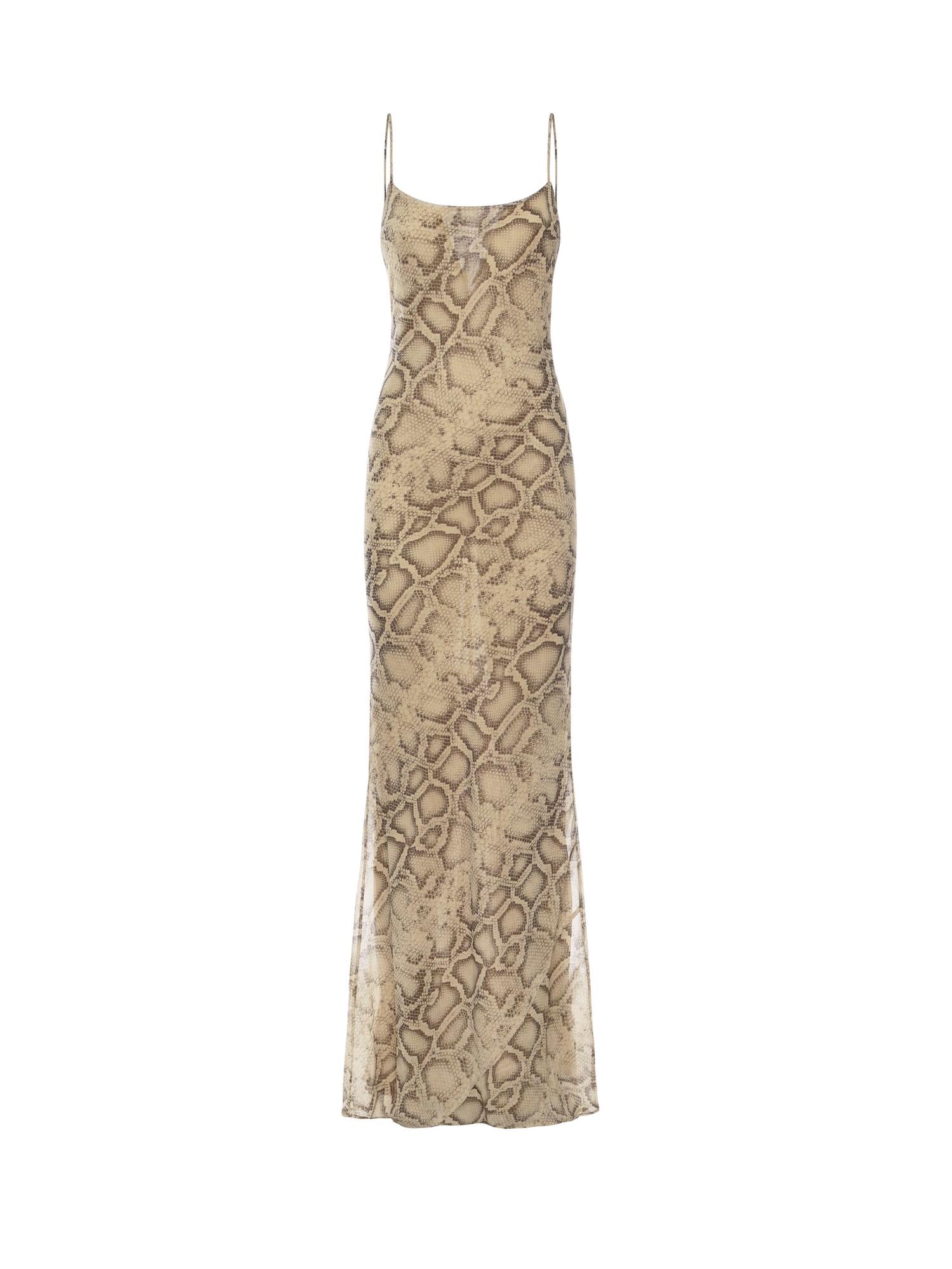 Abito lungo Ninfea T190131A TNP264NATURAL PYTHON THE ANDAMANE 