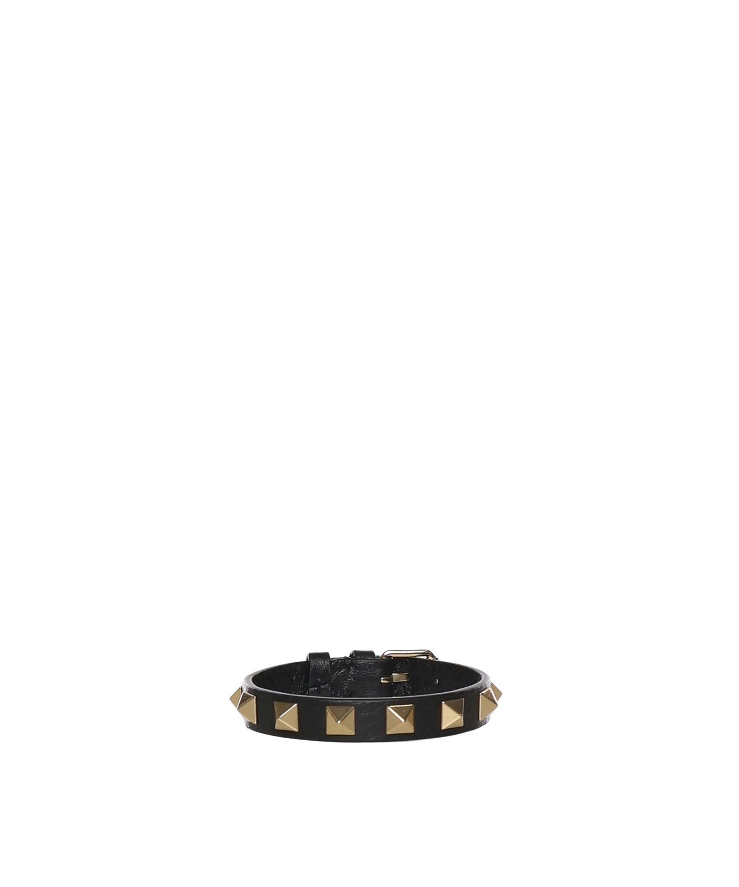 Bracciale Rockstud in pelle e borchie 8Y2J0X53 HAU0NO VALENTINO GARAVANI 