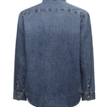 Camicia in denim di cotone LV040EM774 WHZ CALVIN KLEIN 