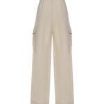 Pantaloni fluidi in cotone 106278 A2ERC03 PINKO 