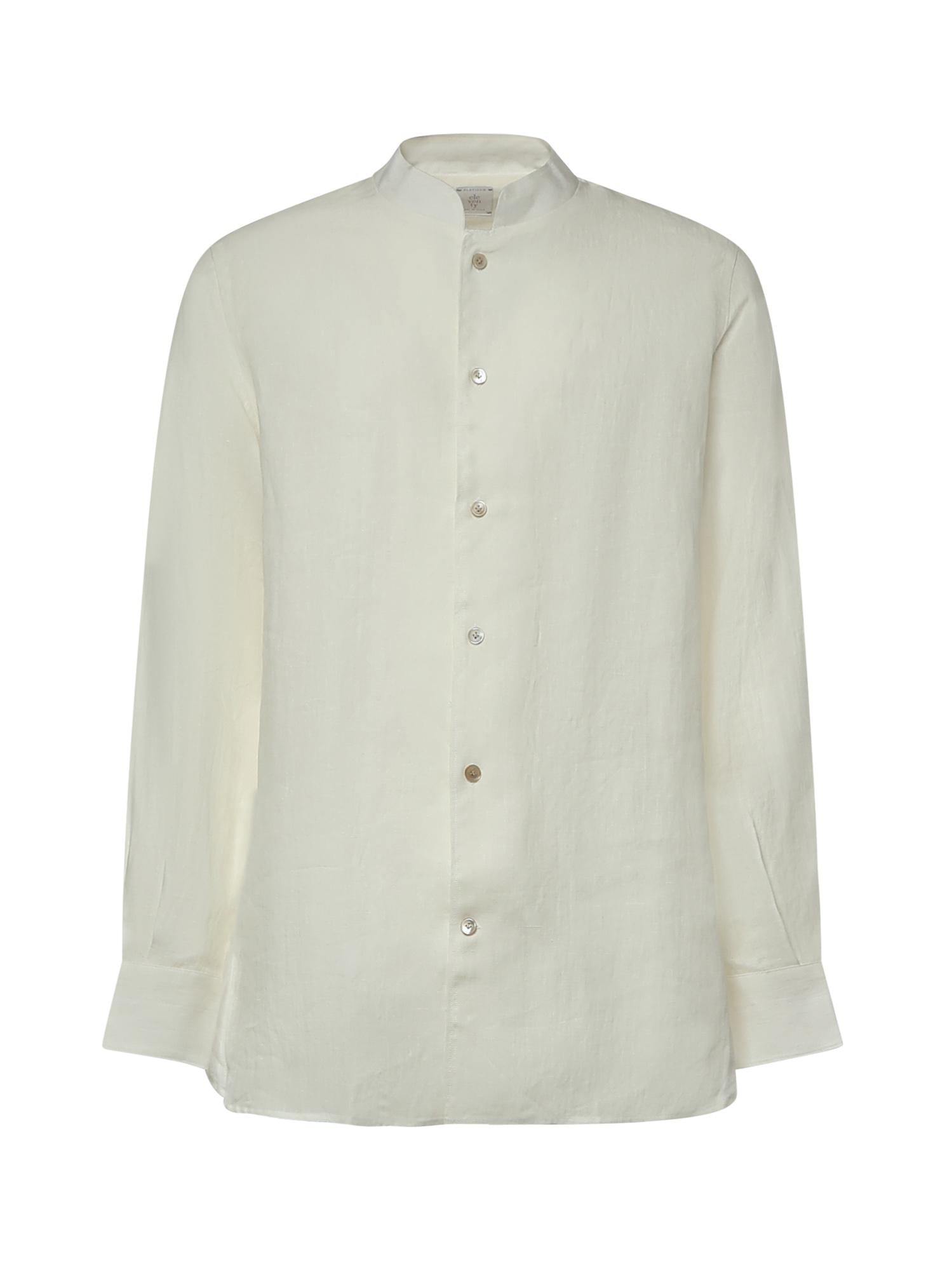 Camicia in lino M75CAMM05TES0I139 01NN ELEVENTY 
