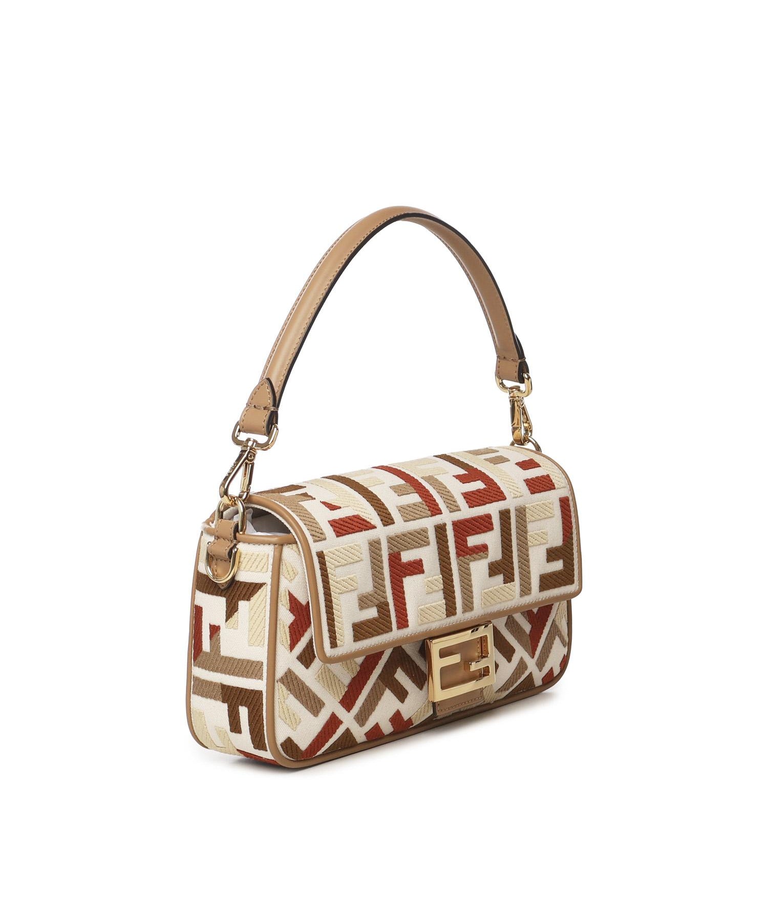 Borsa Baguette in canvas FF Jacquard 8BR600 AYDFF1TVK FENDI 