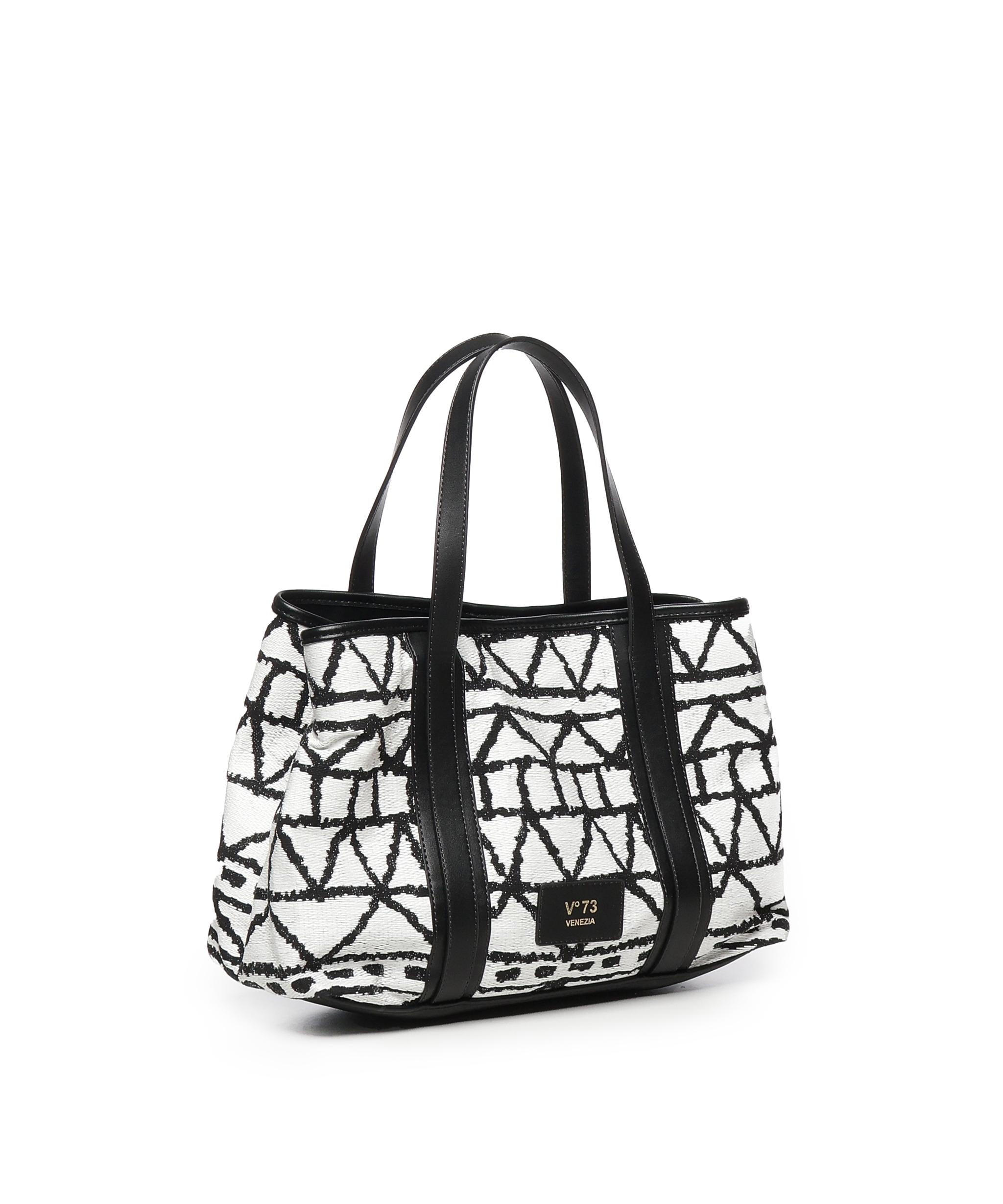 Borsa Tote Beth mini 73BS8VH02 BETHNERO/BIANCO V° 73 