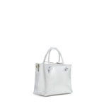 Mini bag in pelle con logo 73BP9VT02 LOLLI POPPOP SILVER V° 73 