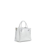 Mini bag in pelle con logo 73BP9VT02 LOLLI POPPOP SILVER V° 73 
