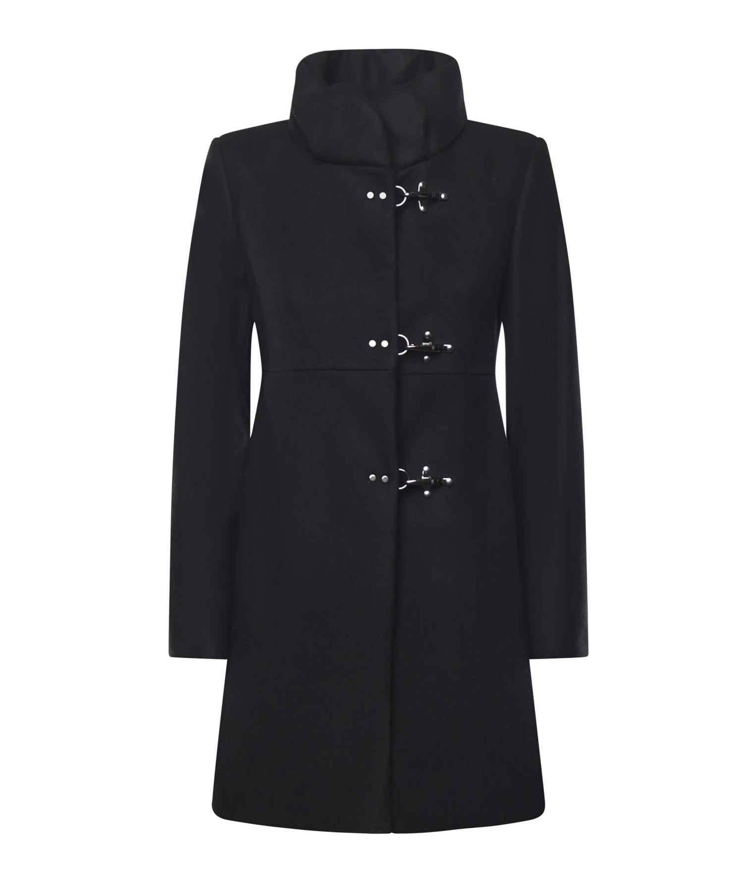 Cappotto Romantic in panno di lana mélange NAW5051Y050SGL B999 FAY 