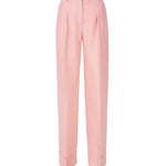 Pantaloni Nathalie in misto lino TM150407B TNL010PINK THE ANDAMANE 