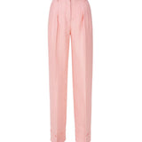 Pantaloni Nathalie in misto lino TM150407B TNL010PINK THE ANDAMANE 