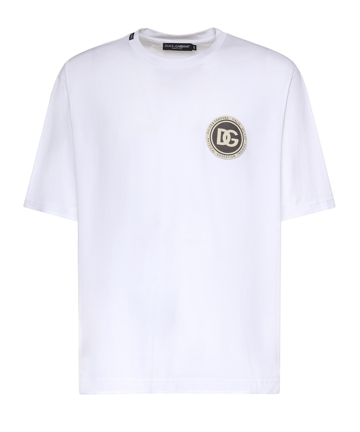 T-shirt in cotone con logo G8PN9Z G7PZFW0800 DOLCE & GABBANA 