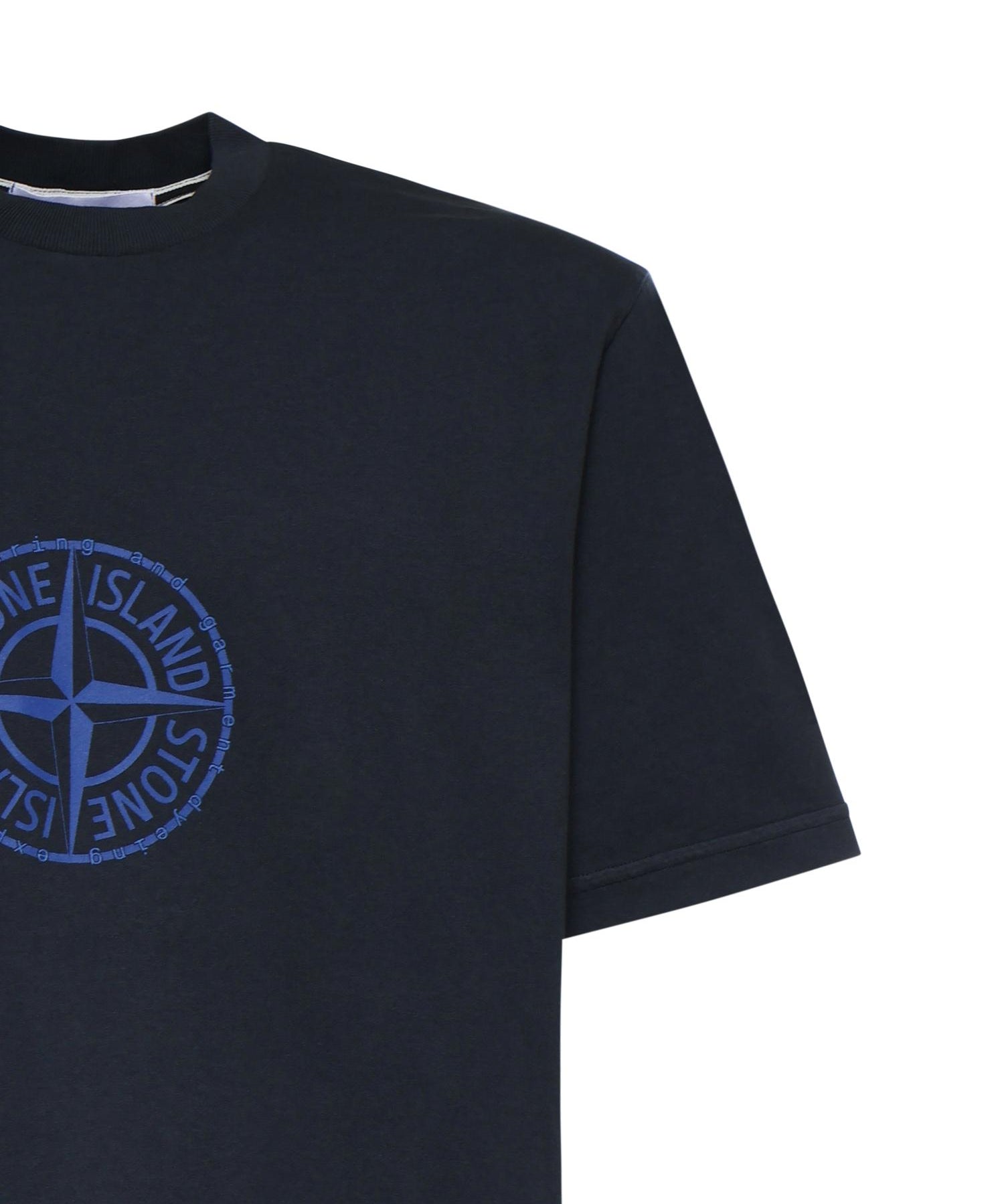 T-shirt con stampa 'All Around Compass' L1S152100001 S0362V0020 STONE ISLAND 