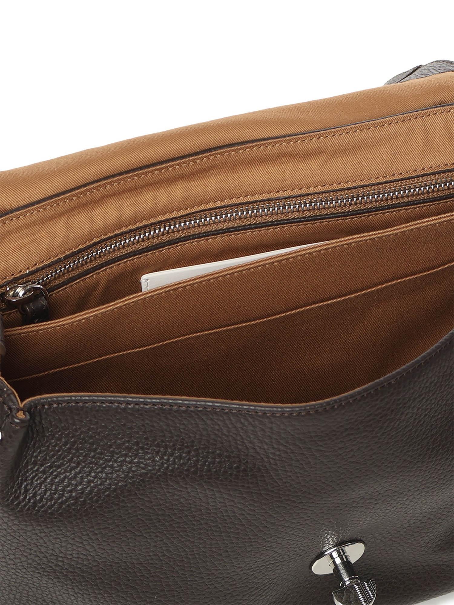 Borsa Postina® small in pelle<BR/> 068010 -0040000Z0230 ZANELLATO 