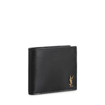 Portafoglio cassandre east/west in pelle lucida 607727 02G0W1000 SAINT LAURENT 