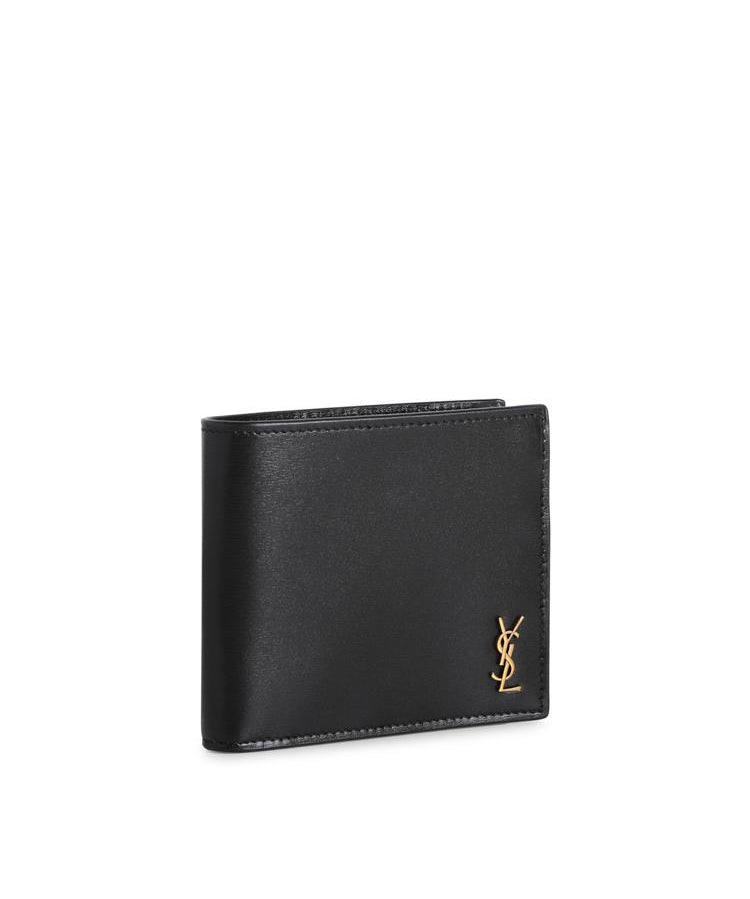 Portafoglio cassandre east/west in pelle lucida 607727 02G0W1000 SAINT LAURENT 