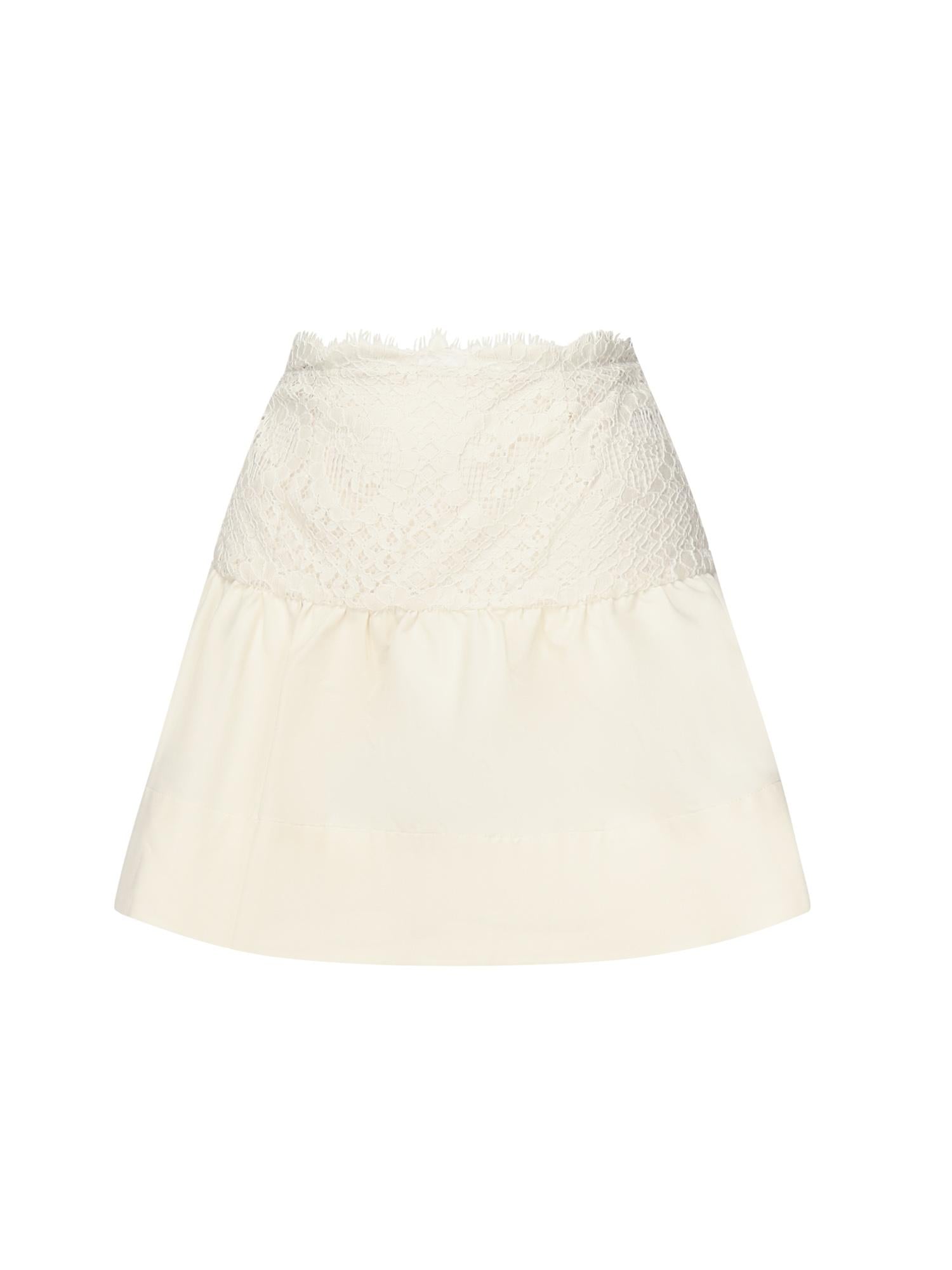 Minigonna Doily Lace CBS1995 CREAM FOR LOVE & LEMONS 