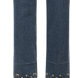 Jeans in denim con cabochons 7V3DE05P B0W558 VALENTINO GARAVANI 