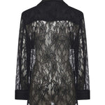 Giacca in pizzo e satin 105502 A2R7Z99 PINKO 