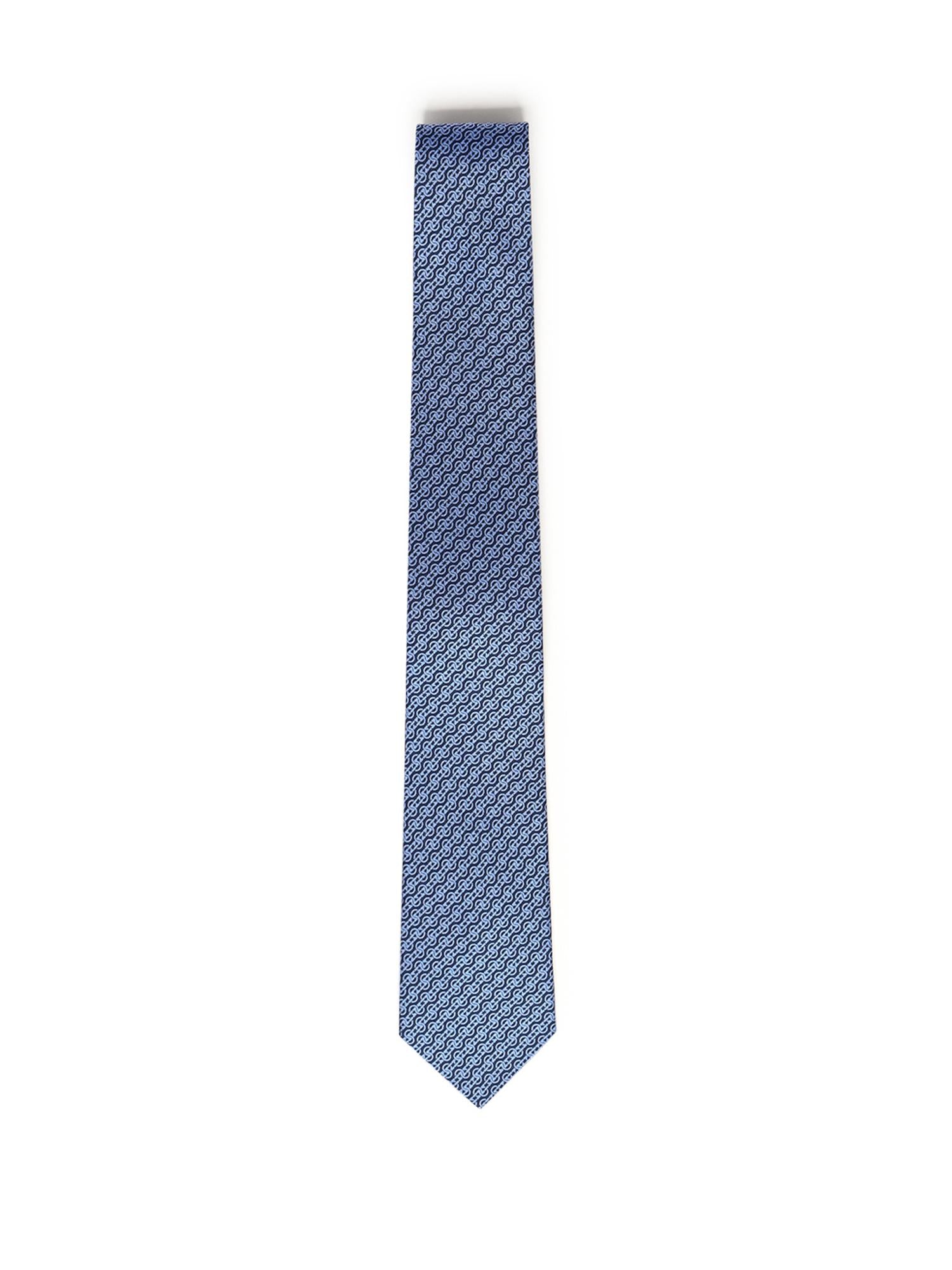 Cravatta in seta con stampa 350948 768527001 FERRAGAMO 