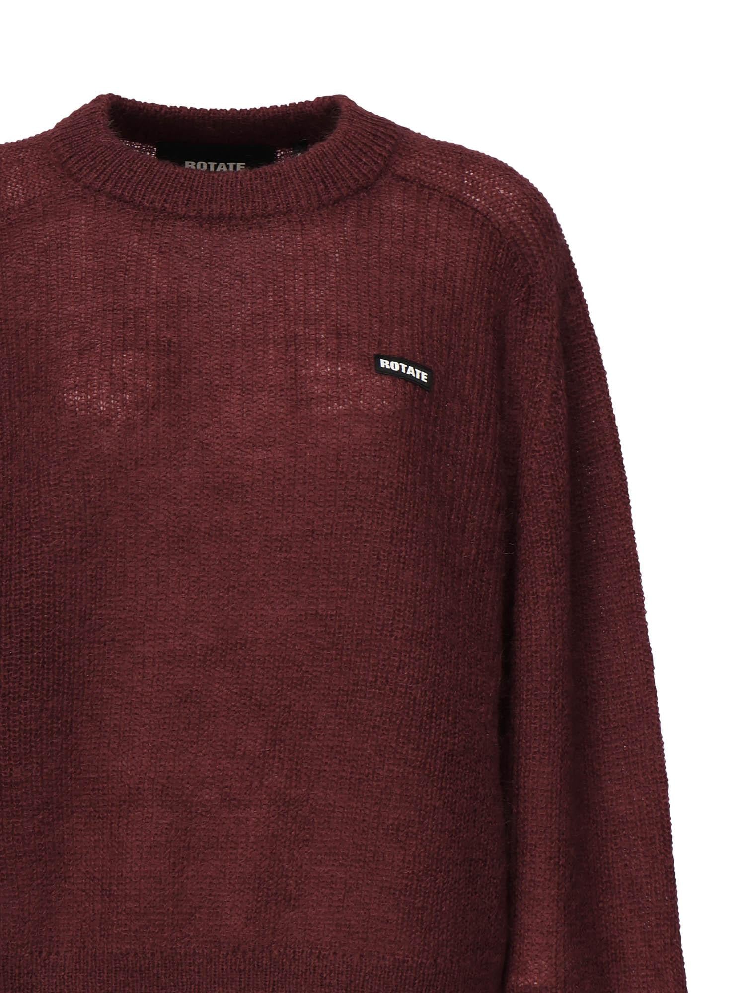 Maglione con logo lettering 114565 2734 ROTATE 