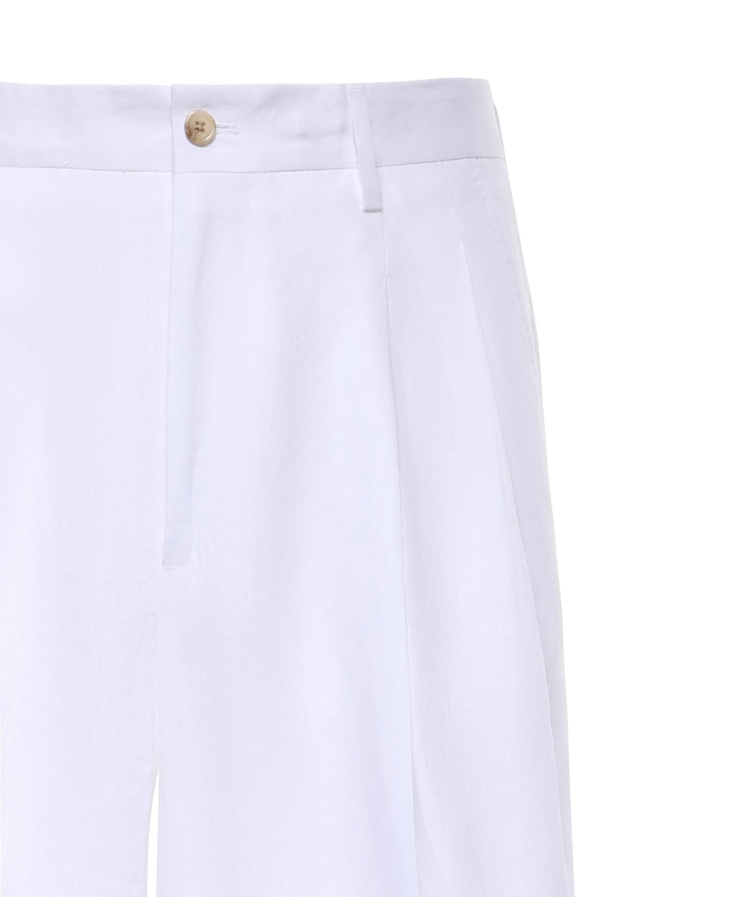 Pantaloni in tela di lino GP20WT FU4JBW0800 DOLCE & GABBANA 