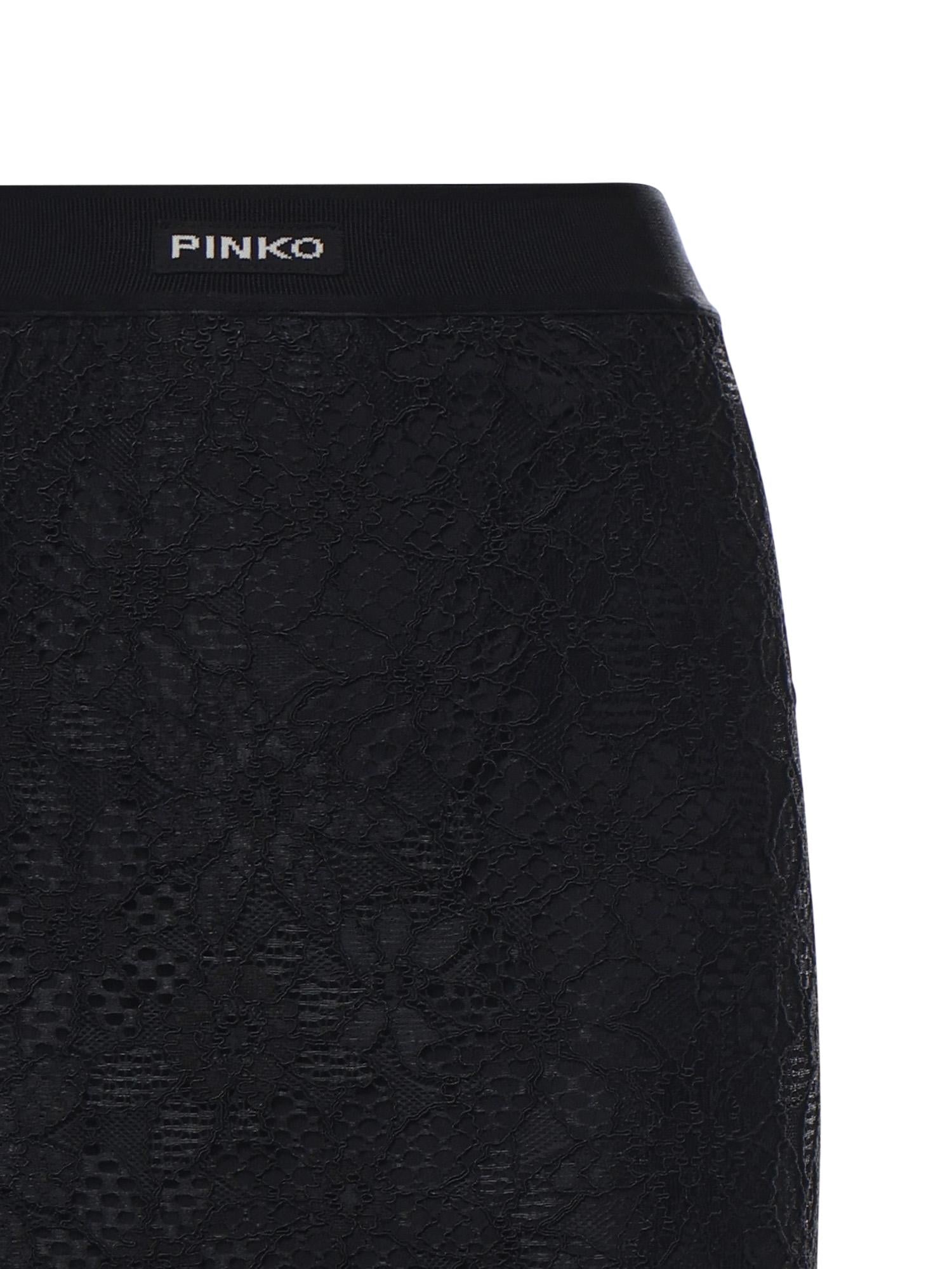 Gonna midi in pizzo con spacchetti 106664 A381Z99 PINKO 