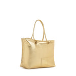 Borsa shopping in pelle con logo 73BP9VT01 LOLLI POPPOP GOLD V° 73 