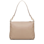 Borsa a spalla con logo BIBP9FA01 TAUPE BIASIA 