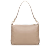 Borsa a spalla con logo BIBP9FA01 TAUPE BIASIA 