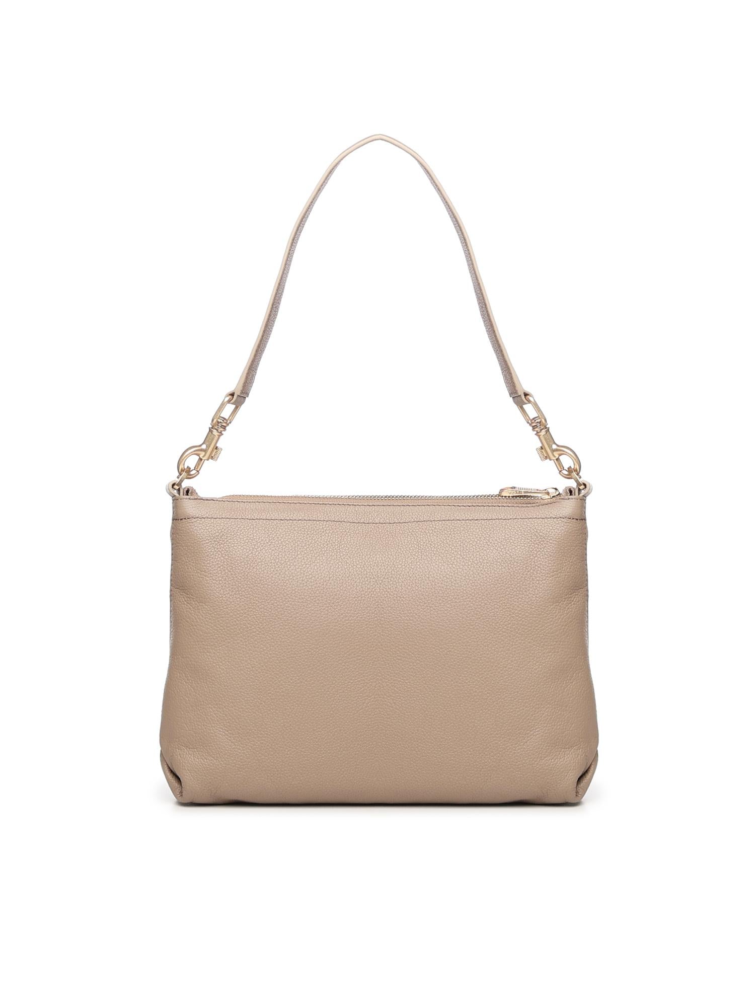 Borsa a spalla con logo BIBP9FA01 TAUPE BIASIA 