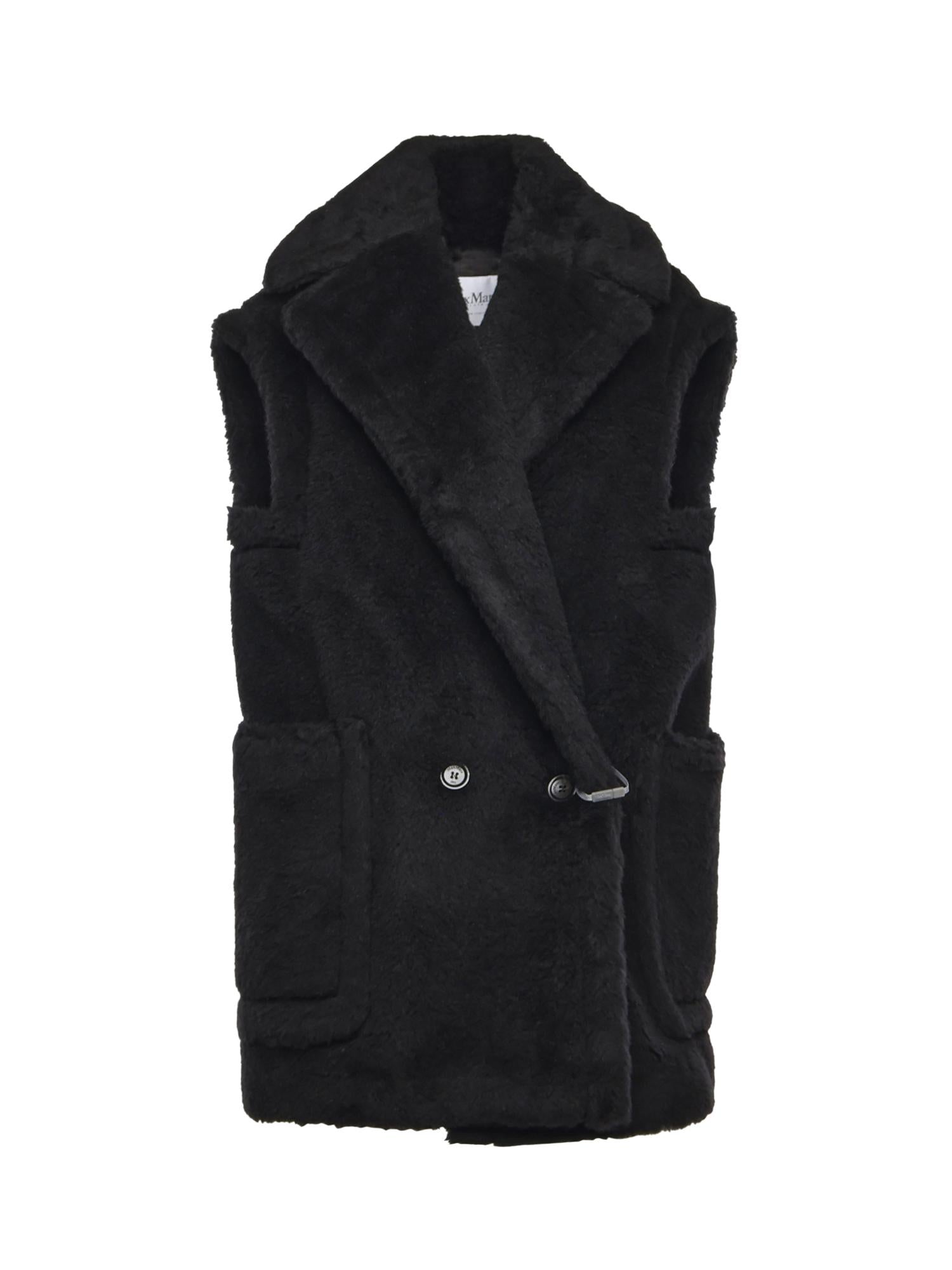 Gilet in Teddy in alpaca e lana 2521276253600 008 MAX MARA 