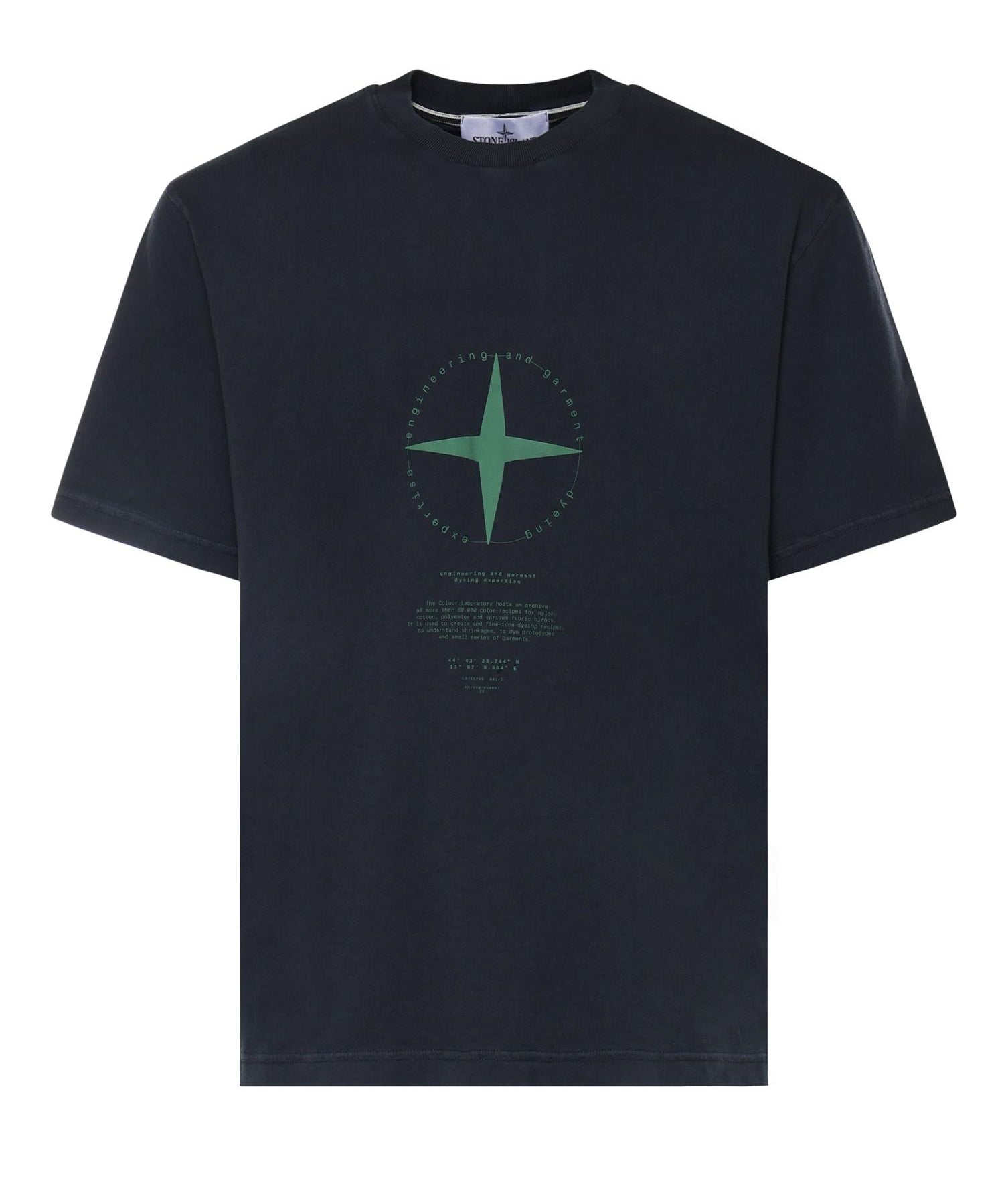 T-shirt con stampa 'Light Compass' L1S152100001 S0363V0020 STONE ISLAND 