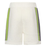 Shorts a righe all'uncinetto MSP26KW1208 01 CASABLANCA 