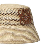 Bob Anagram in rafia e pelle di vitello<BR/> K820HB1XD0 2123 LOEWE 