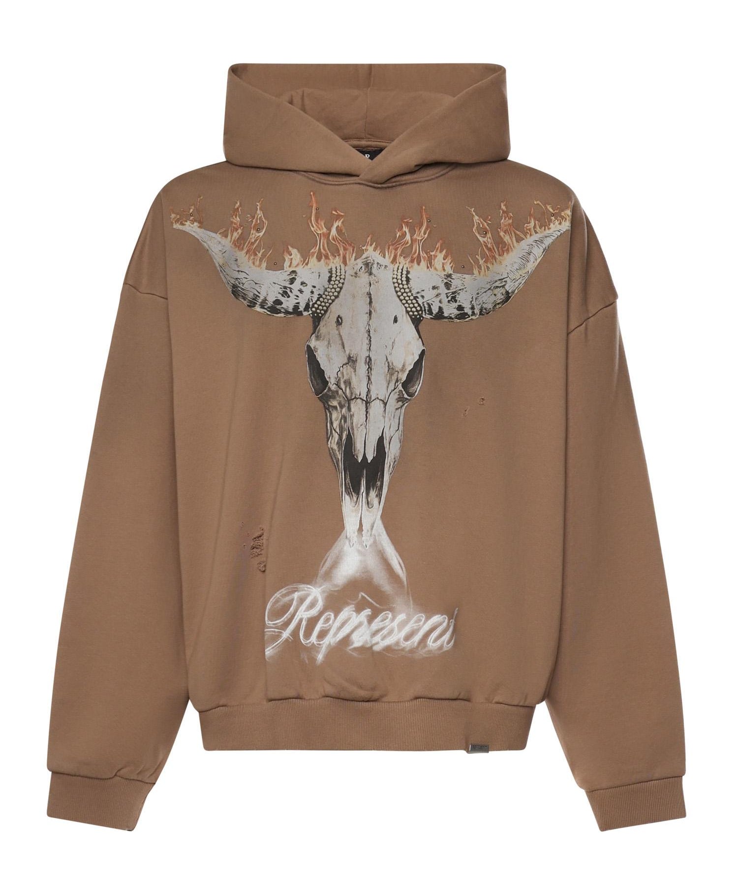 Felpa British Cowboys con stampa MLM100610 16 REPRESENT 