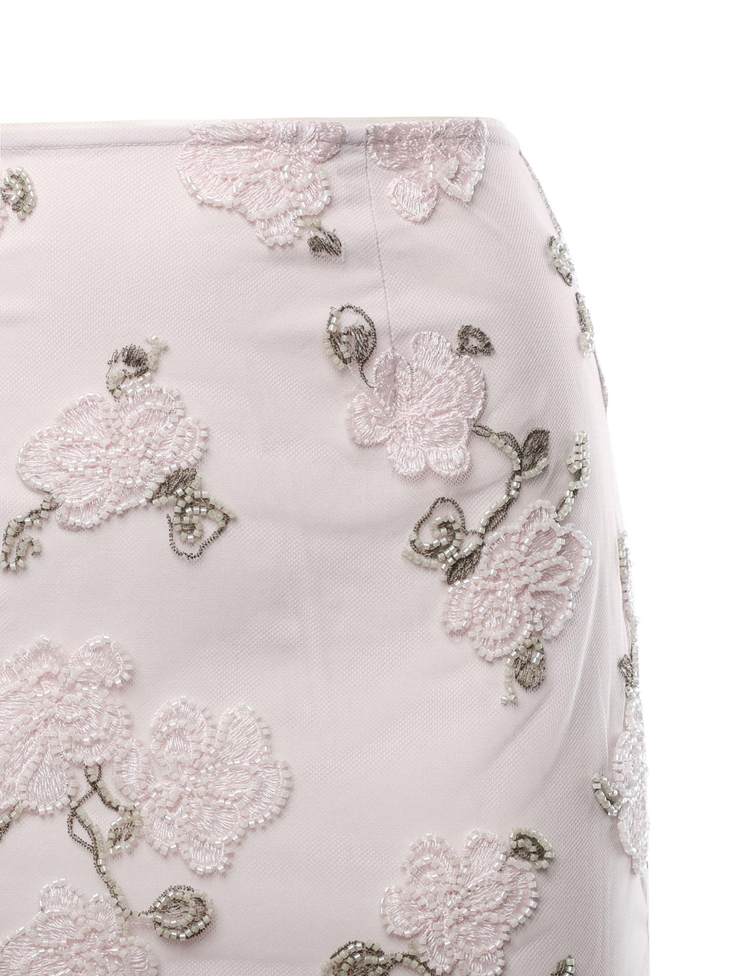 Gonna longuette con paillettes 115362 3077 ROTATE 